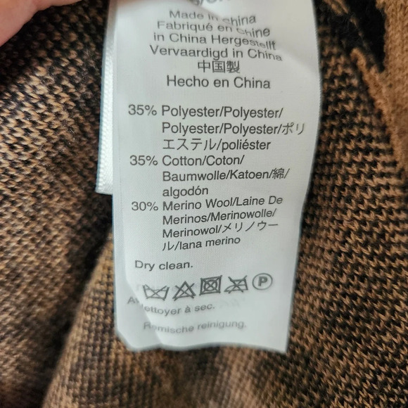 J.Crew | Sophie Open Front Merino Wool Blend Sweater Blazer in Leopard - Size S - Picture 10 of 10